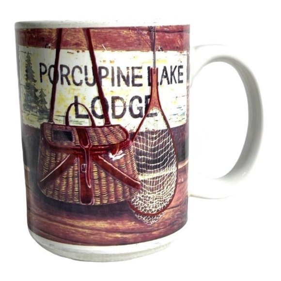 Porcupine Lake Lodge Coffee Cup - Picture 1 of 9